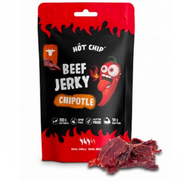 Hot Chip Beef Jerky Chipotle