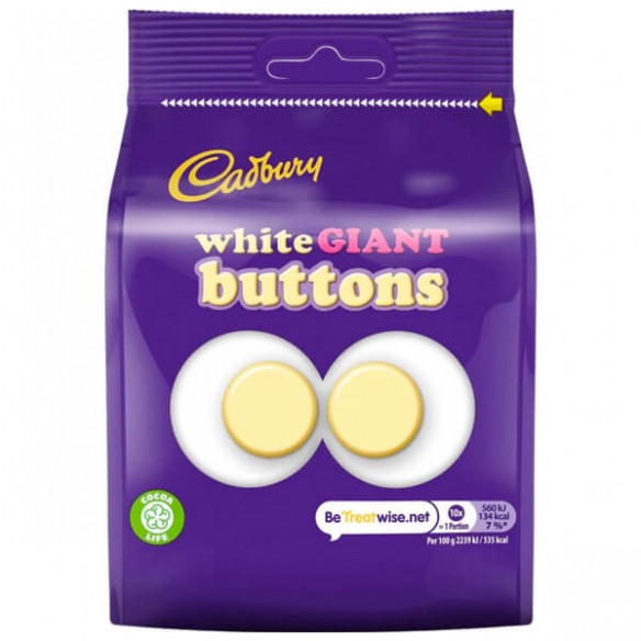 Cadbury Buttons White