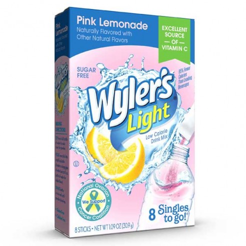 Wyler's Light Pink Lemonade Singles To Go