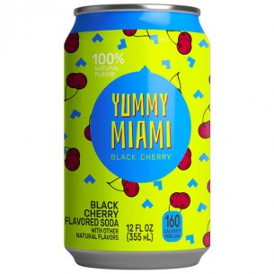 Yummy Miami Black Cherry Soda
