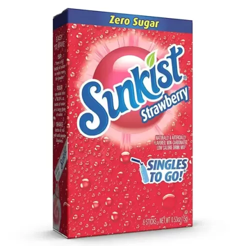 Sunkist Singles To Go Strawberry