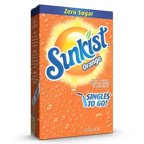 Sunkist Soda Orange Singles To Go Drink Mix