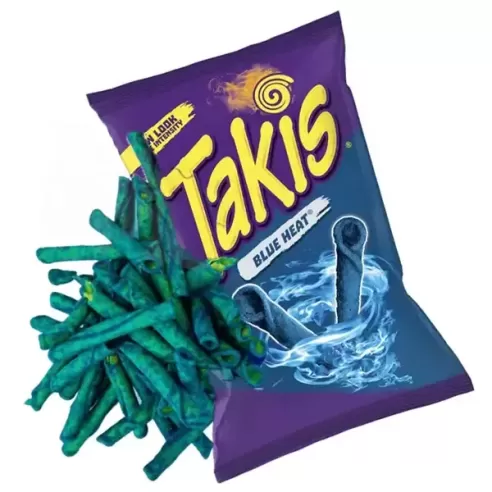 Takis Blue Heat Hot Chili Pepper Tortilla Chips