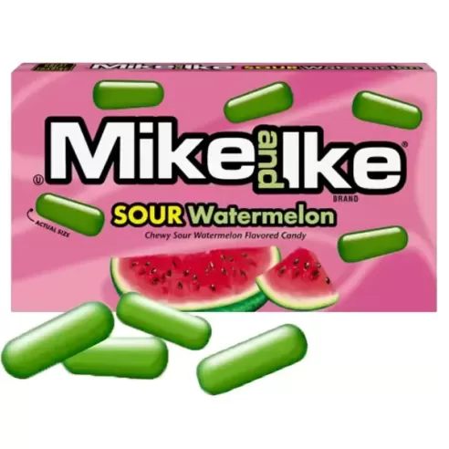 Mike and Ike Sour Watermelon Chewy Candies