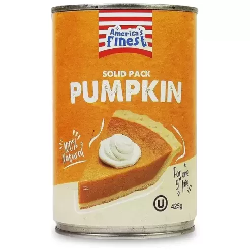 America's Finest Solid Pack Pumpkin 100% Natural