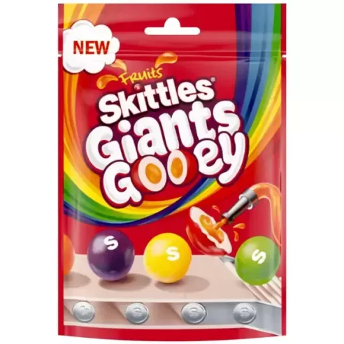 Skittles Giants Gooey Chewy Sweets Fruit Flavoured