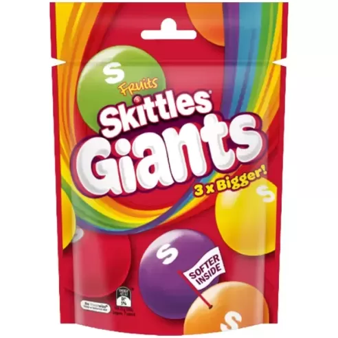 Skittles Giants Fruits 3x Bigger Sweets Candy