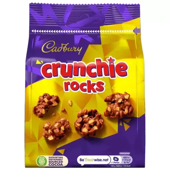 Cadbury Crunchie Rocks Chocolate Bag