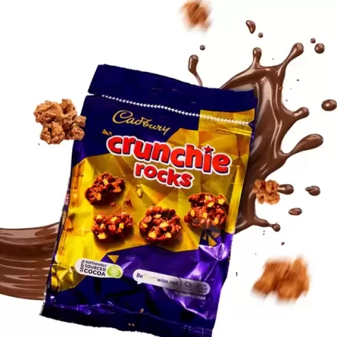 Cadbury Crunchie Rocks Chocolate Bag