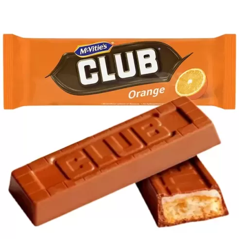McVitie's Orange Club Chocolate Biscuit