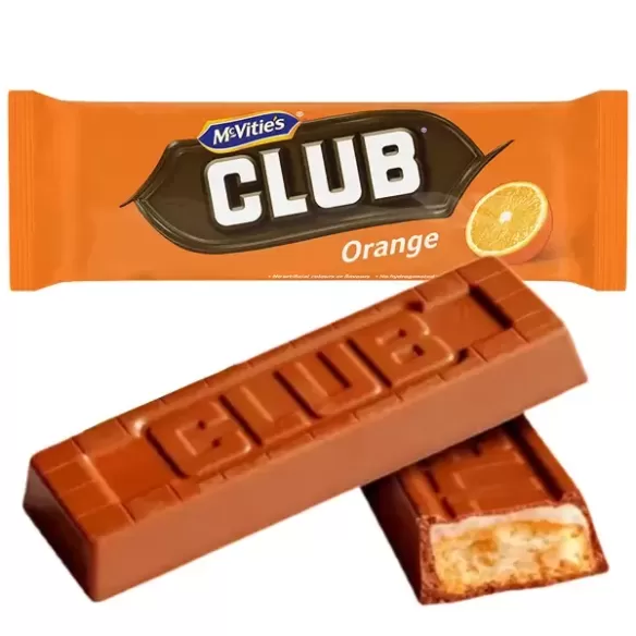 McVitie's Orange Club Chocolate Biscuit