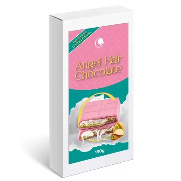 Angel Hair Chocolate Cotton Candy Chocolate Bar