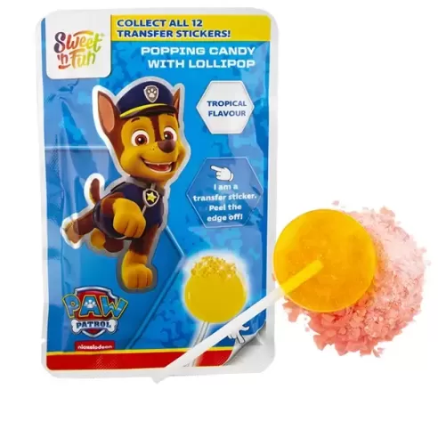 Sweet´n Fun Paw Patrol Popping Candy Lollipop