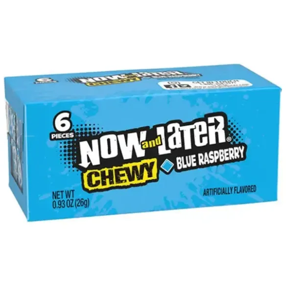 Now & Later Blue Raspberry Chews Candy