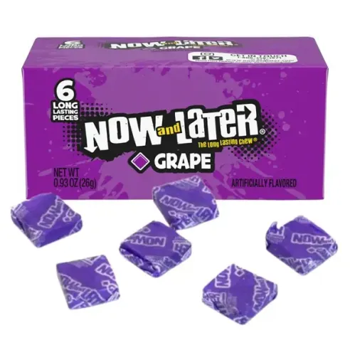 Now & Later Grape Chews Candy