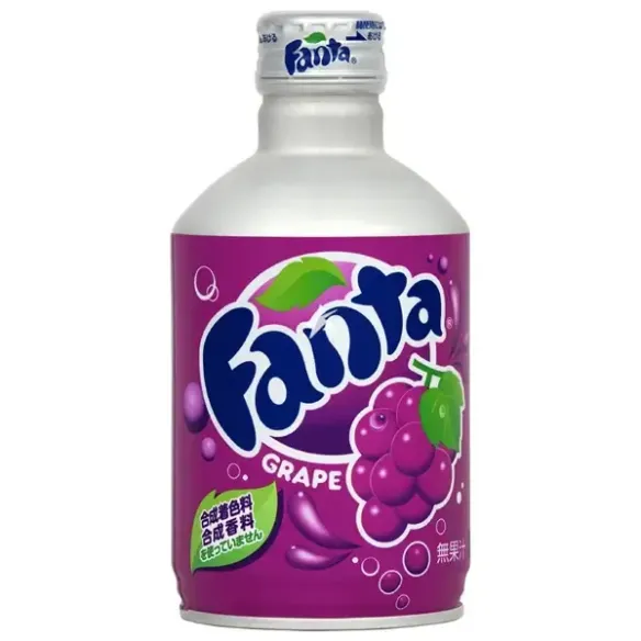 Fanta Grape Flavour Aluminium Bottle