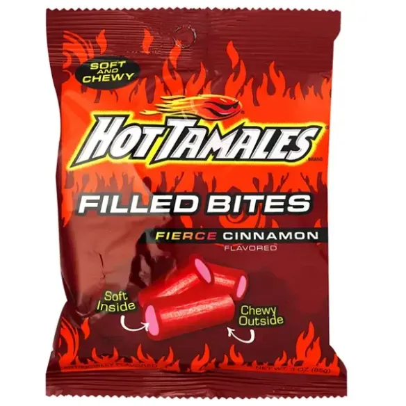 Hot Tamales Filled Bites Fierce Cinnamon