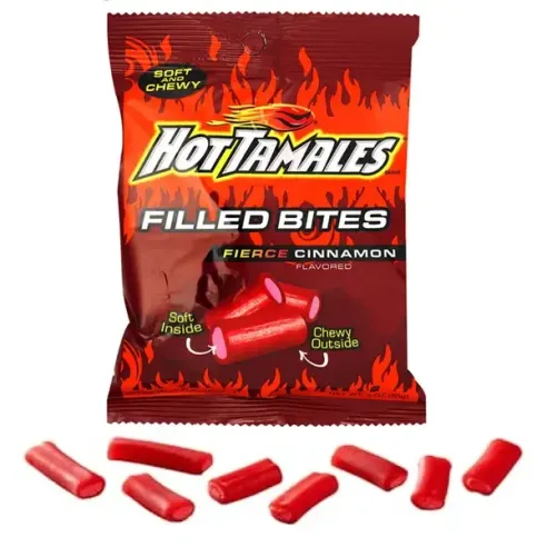 Hot Tamales Filled Bites Fierce Cinnamon