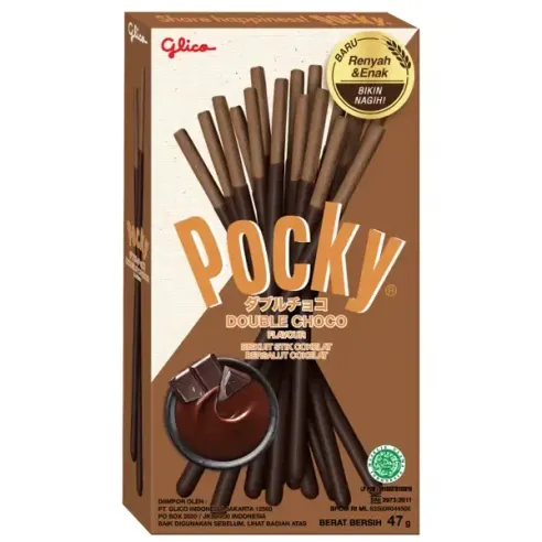 Pocky Double Choco Biscuit Sticks Chocolate