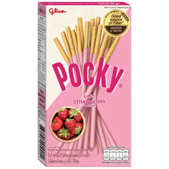 Pocky Strawberry Biscuit Sticks