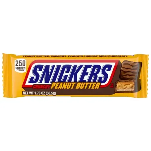 Snickers Crunchy Peanut Butter Squared Candy Chocolate Bar