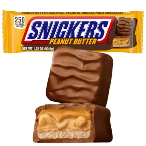 Snickers Crunchy Peanut Butter Squared Candy Chocolate Bar