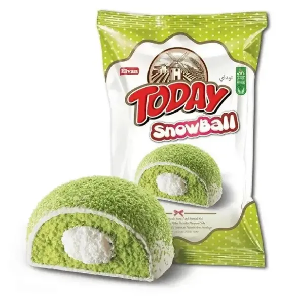 Today Snowball Pistachio Flavored Cake