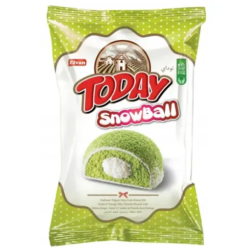 Today Snowball Pistachio Flavored Cake