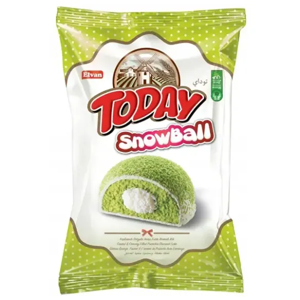 Today Snowball Pistachio Flavored Cake