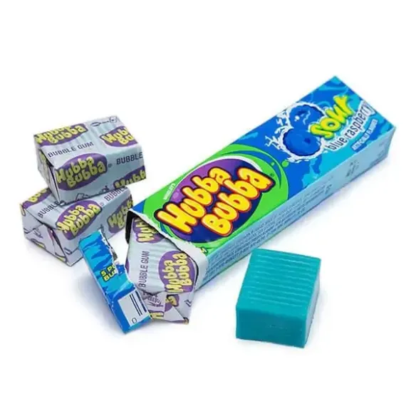 Hubba Bubba Max Sour  Blue Raspberry Bubble Gum