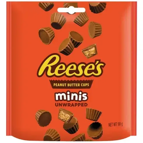 REESE'S Minis Milk Chocolate Unwrapped Peanut Butter Cups