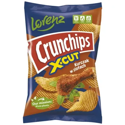 Crunchips X-Cut Chicken in Herbs Riffled Potato Crisps