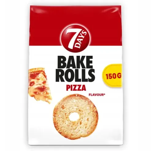 7 Days Bake Rolls Pizza Flavour