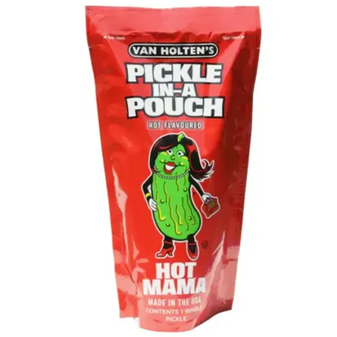 Van Holten's Pickle-In-A-Pouch Hot Mama Hot Flavored