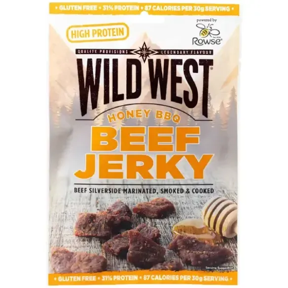 Wild West Beef Jerky Honey BBQ