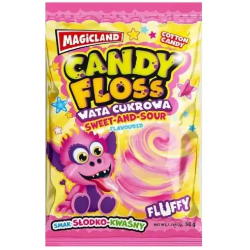 Magicland Candy Floss Sweet And Sour Flavoured Cotton Candy