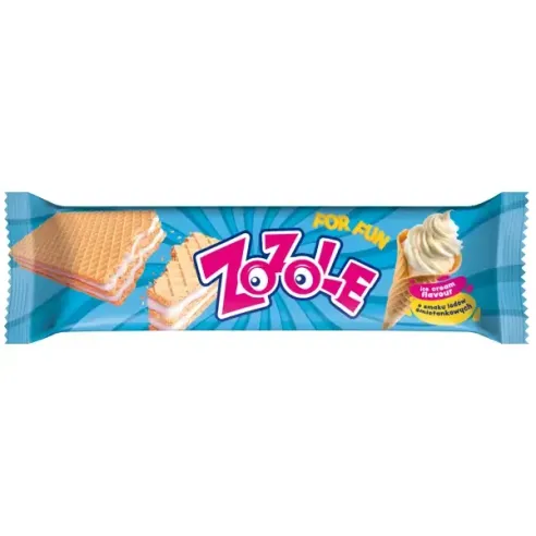 Zozole Sweet Cream Ice Cream Flavoured Wafer