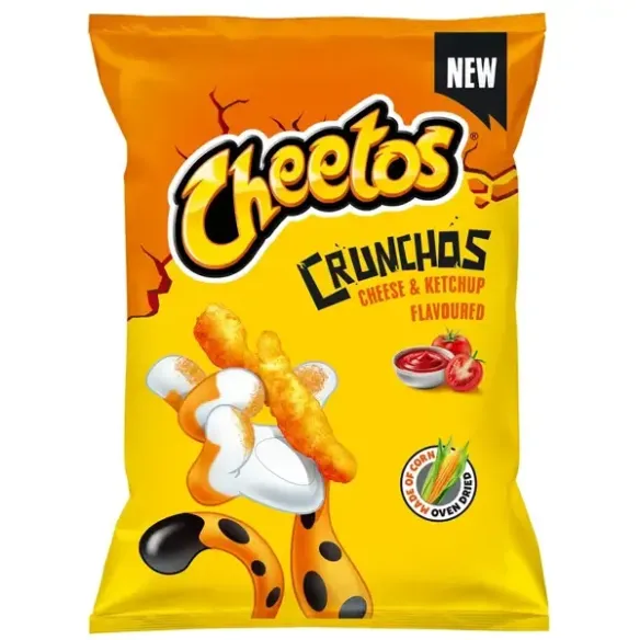 Cheetos Crunchos Cheese & Ketchup Flavoured