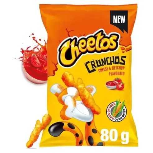 Cheetos Crunchos Cheese & Ketchup Flavoured