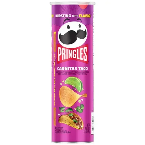 Pringles Carnitas Taco Crisps Chips