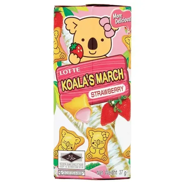 Lotte Koalas March Biscuits with Strawberry Flavor