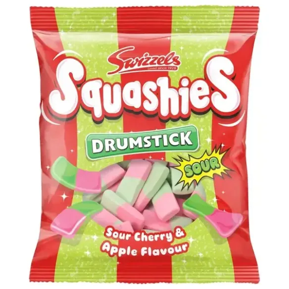 Swizzels Drumstick Squashies Sour Cherry & Apple Flavour