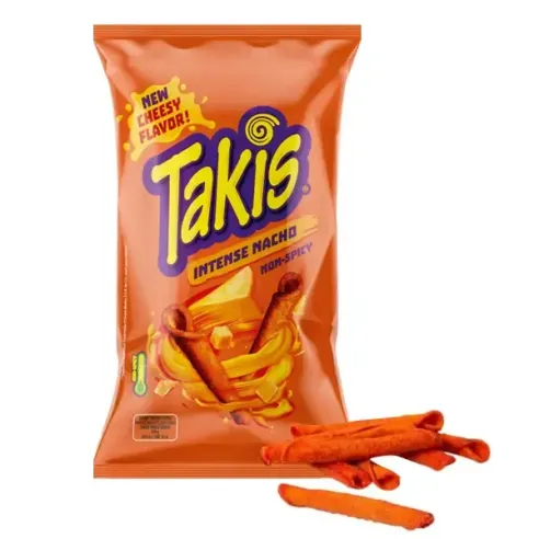Takis Intense Nacho Cheese Flavour Fried Corn Snack