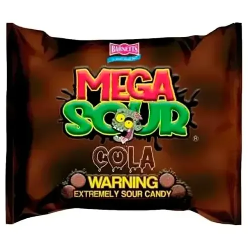 Barnetts Mega Sour Cola Extremely Sour Candy