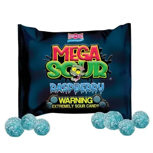 Barnetts Mega Sour Raspberry Extremely Sour Candy