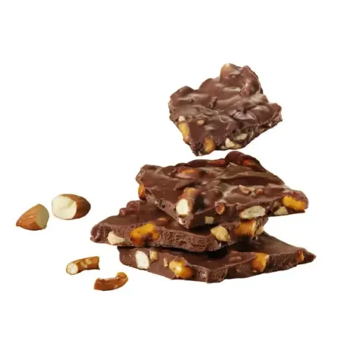 Hershey's Bark Milk Chocolate Pieces Almonds Salted Pretzels