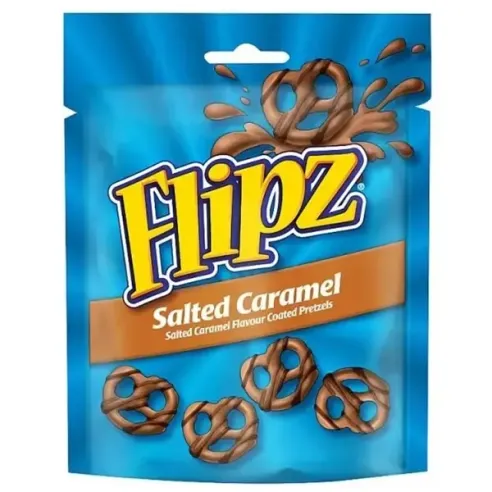Flipz Salted Caramel Flavoured Coated Pretzels