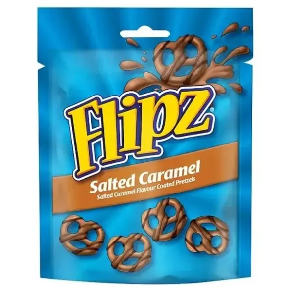 Flipz Salted Caramel Flavoured Coated Pretzels
