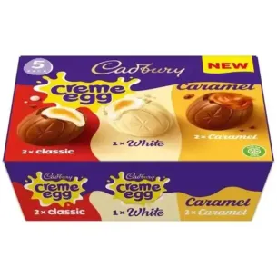 Cadbury Mixed Chocolate Filled Egg 5 Pack Multipack