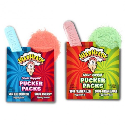 Warheads Sour Dippin Pucker Packs 10 Pack - 84 g